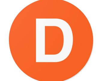 NYC Subway D Train Vinyl Stickers
