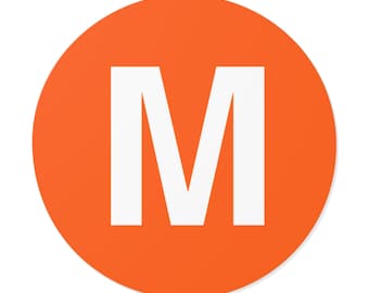 NYC Subway M Train Vinyl Stickers