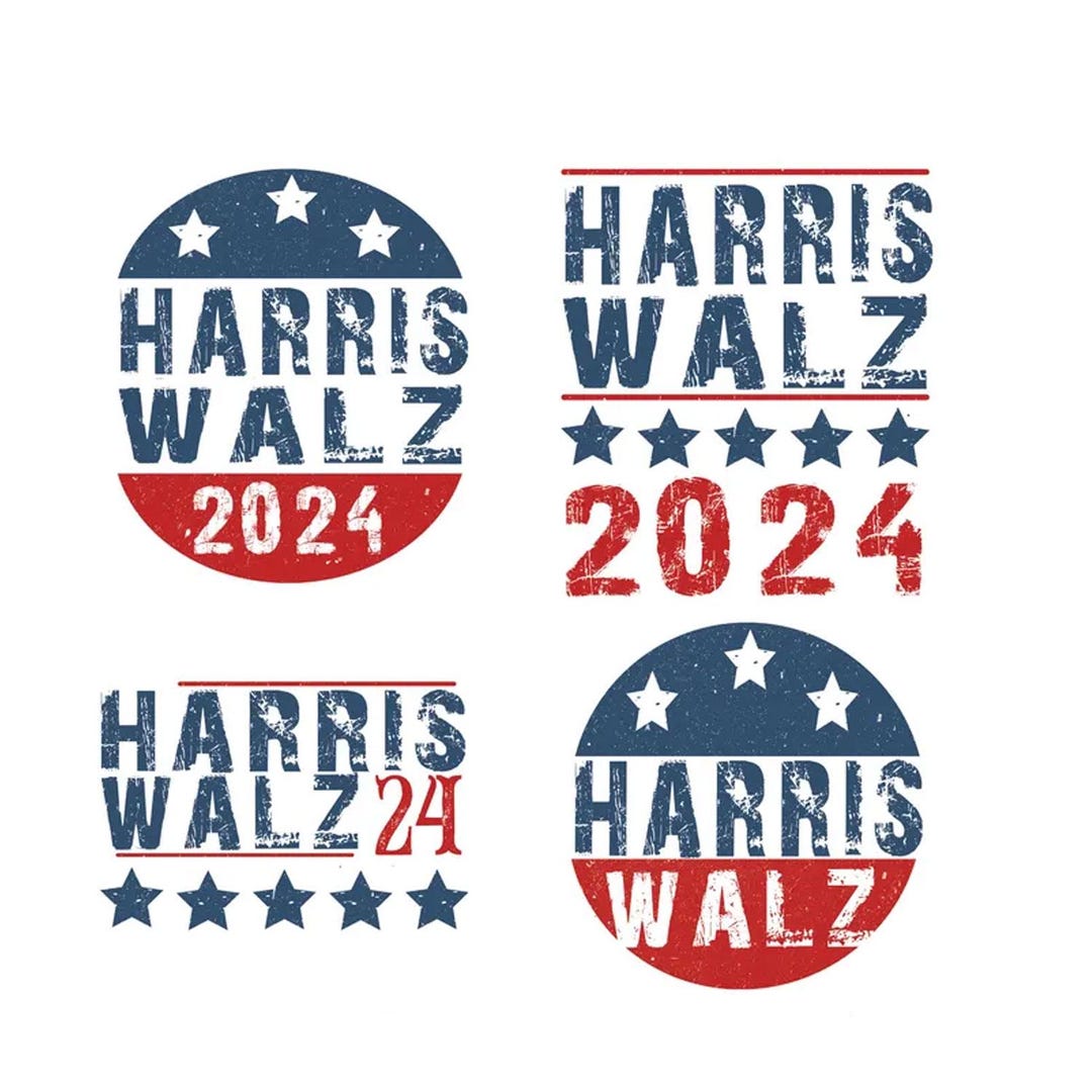 Kamala Harris Tim Walz Campaign Button, Kamala Tim Walz Pin, Kamala ...