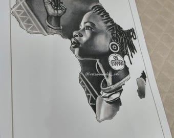Idea for Africa Map tattoo, Africa tattoo, African art, ancestry, Afro art, African culture, decorative frame