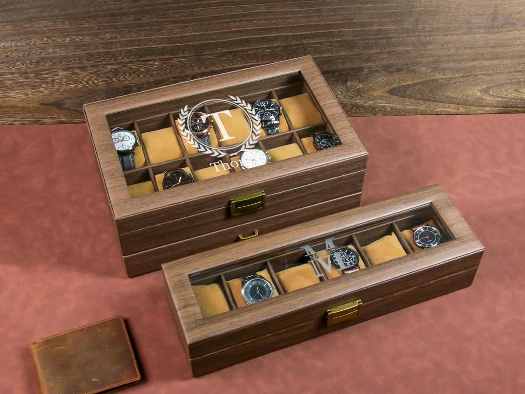 Custom Engraved Watch Box ,personalized Watch Case,customized Watch ...