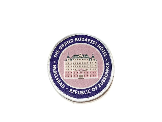 The Grand Budapest Hotel Inspired Woven Patch