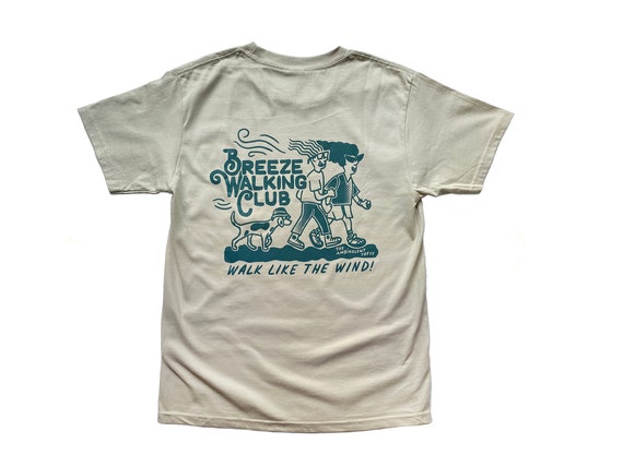 Breeze Walking Club T-shirt - Etsy