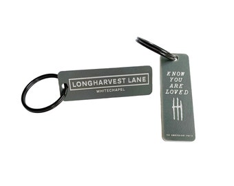 Longharvest Lane Know You Are Loved BODIES Inspired Key Tag