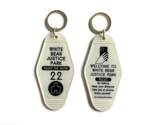 Black mirror keychain discount