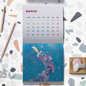 2024 just manatees calendar lamentino the manatee wall calendar image 1