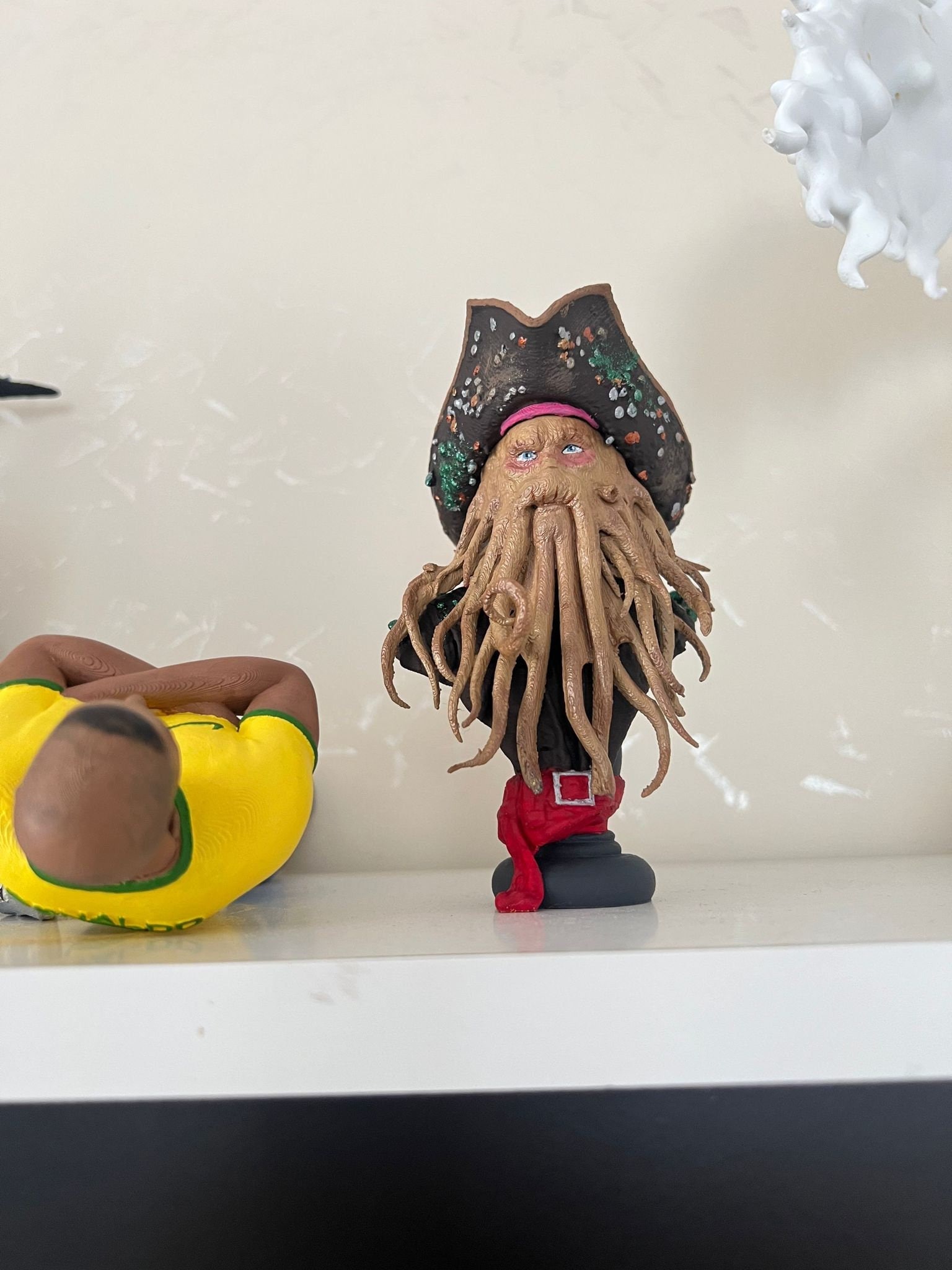 手作りデイヴィ・ジョーンズ胸像：パイレーツ・オブ・カリビアン PLA