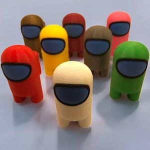 Among Us Characters - Among Us Figures - Magnetic Among Us Game Figures - Among Us Figure Set - Hat Variation