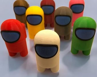 Among Us Characters - Among Us Figures - Magnetic Among Us Game Figures - Among Us Figure Set - Hat Variation