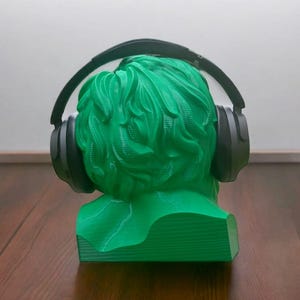 Hulk Headphone Stand, Marvel Avengers Headset Holder, Gamer Gift, Gaming Setup Accessory, Desk Organizer, 3D Printed image 5