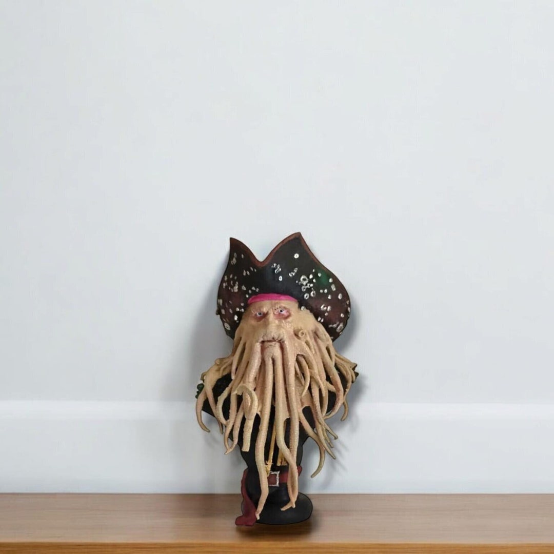 手作りデイヴィ・ジョーンズ胸像：パイレーツ・オブ・カリビアン PLA