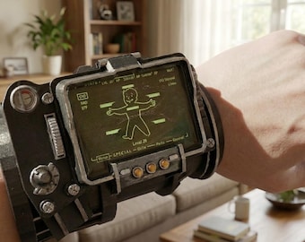 Fallout Pip-Boy 3000 | Fallout Pip-Boy 3000 Watch | 3D Printed Cosplay Prop | Wearable Wasteland Armor | Fallout TV Show Inspired Gamer Gift