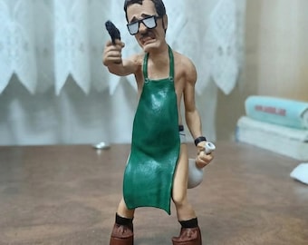 Heisenberg Resin Statue – 3D Printed Hand-Painted Breaking Bad Figure, TV Series Collectible, Desk & Shelf Decor