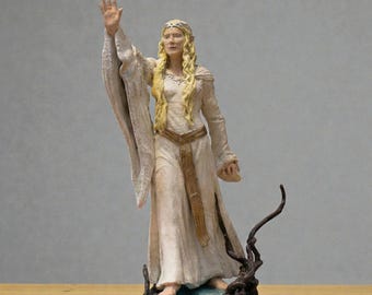 Galadriel Figurine – Lord of the Rings Collectible Statue, Hand Painted Fantasy Elf Figure, LOTR Gift