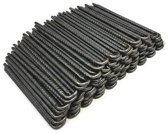 Ground Pegs Steel Rebar 170mm x 70mm x 6mm Grass Turf Protection