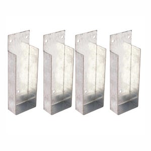 Gravel Board Clip 150 x 50 x 30mm Fencing Panel Bracket Timber Post Galvanised