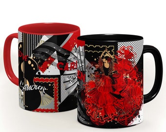 HABANERA Gift Mug. Inspired by Georges Bizet's CARMEN. Gift for Art Lovers