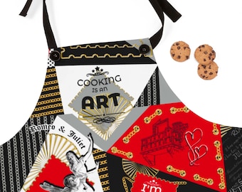 ROMEO and JULIET - customized apron, 2 styles