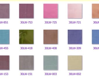 100% Silk Chiffon Color Swatches