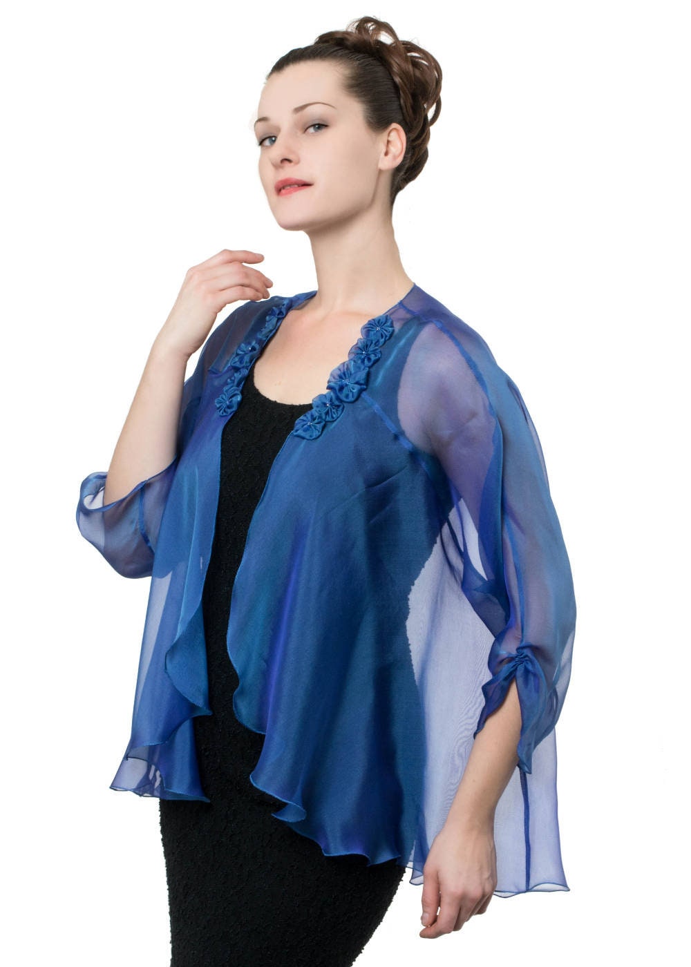 sachin and babi light blue dress Carrie Bolero main image 0