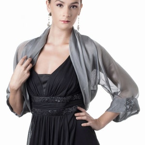 Evening Bolero Jacket FIRST LADY/ 34 colors / Sizes XS 4X image 3