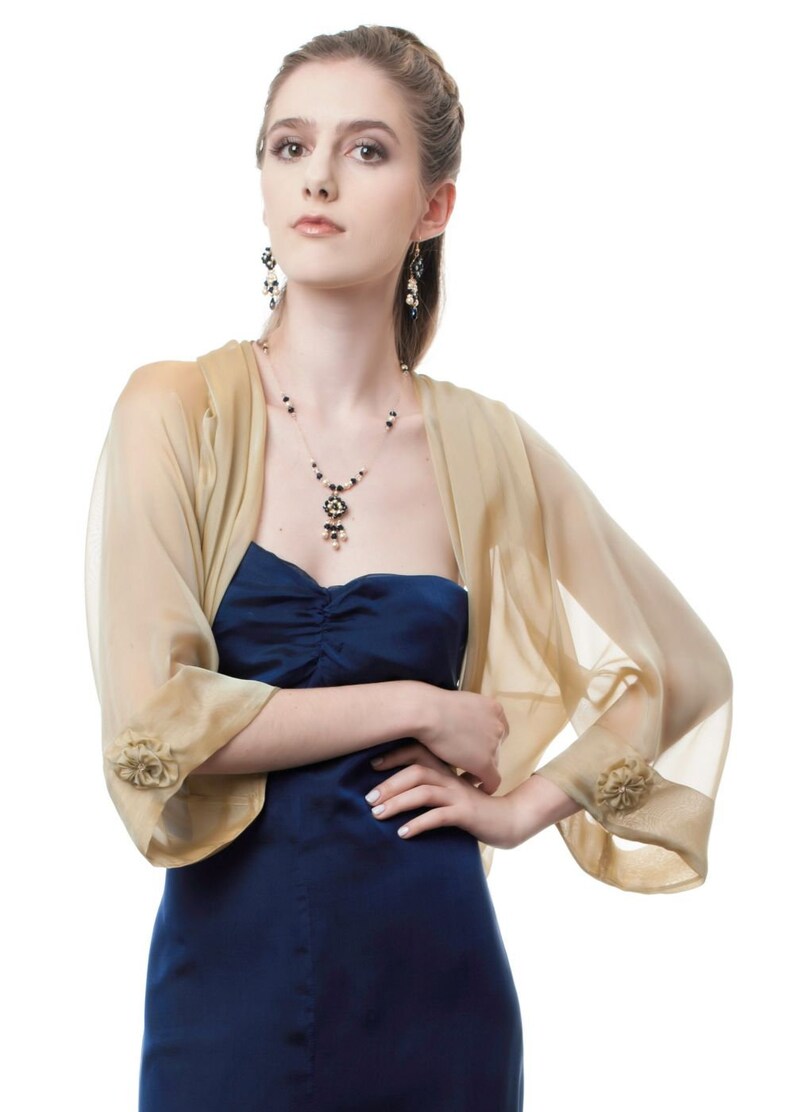 Evening Bolero Jacket FIRST LADY/ 34 colors / Sizes XS 4X | Etsy