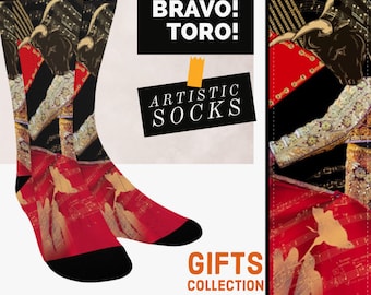 Artistic Gift Socks AH! BRAVO! TORO!