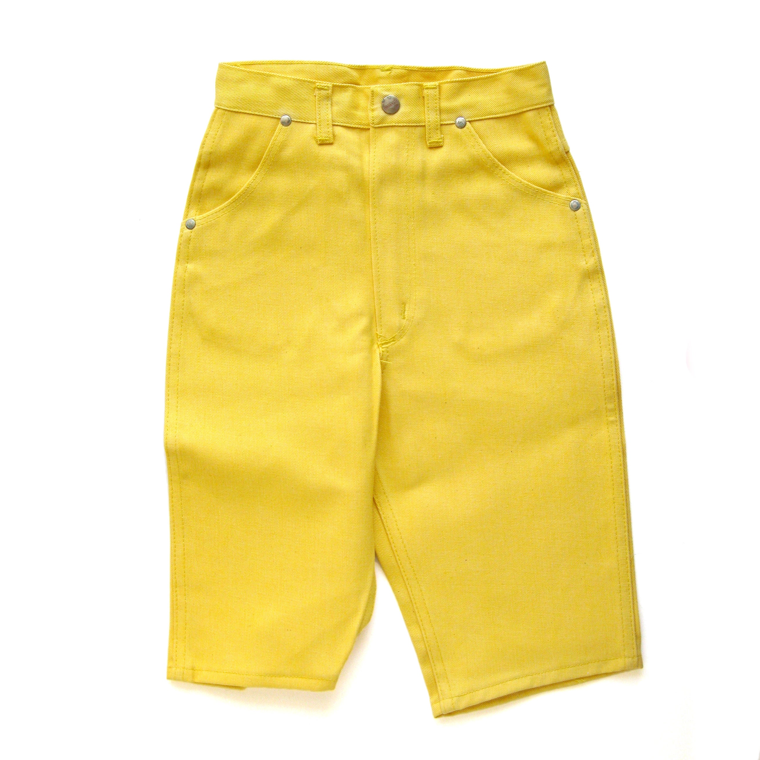 Yellow jeans hot sale shorts