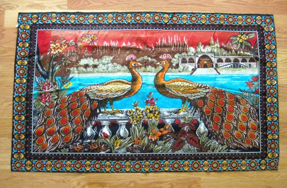 Peacock Tapestry Cummerbund Peacock Tapestry Cummerbund
