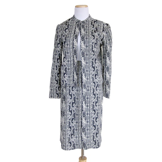 Kensington London Knit Vintage Suit, 1960s Skirt … - image 1