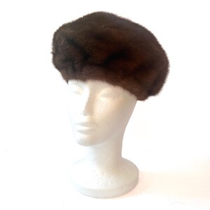 Chic     Light Brown  real fur mink beret LZFUR Women main image 2