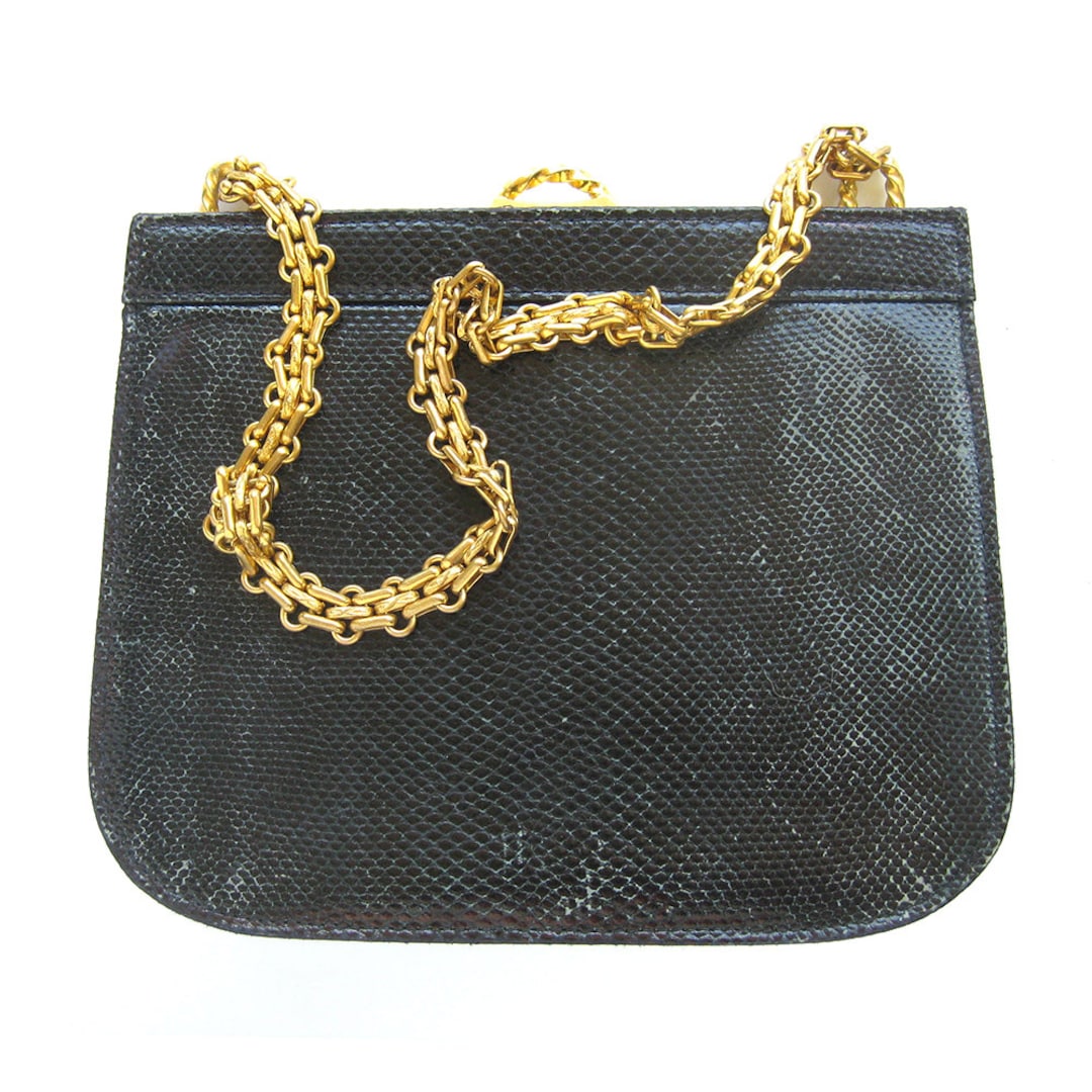  Black Handbags With Gold Chain