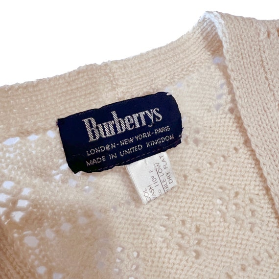 Burberrys Vintage Knit Vest, Wool Knit Vest, Ivor… - image 5