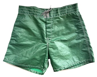 Vintage Birdwell Beach Britches 90s Swim Trunks Made in USA Surf Board Shorts