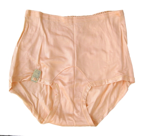 Vintage Granny Panties in Peach Damask Stripe, Lolita Style, New Old Stock,  Deadstock Vintage High Waisted Briefs / Size M -  Canada