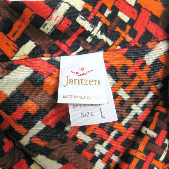 Vintage, 1970, Jantzen, Disco Dance, Buttoned Dow… - image 3