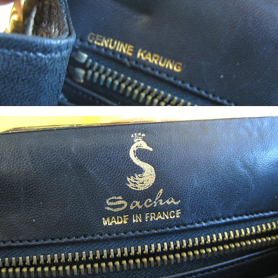 Sacha 1960s Rare Karung Handbag