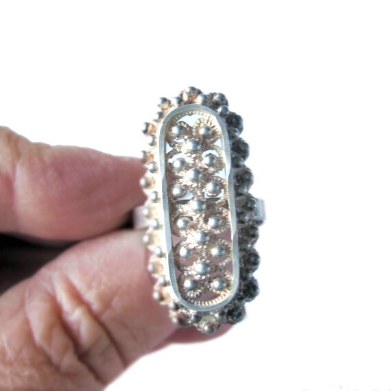 Sterling Silver Ring by Finn Jensen, Mid-Century … - image 5