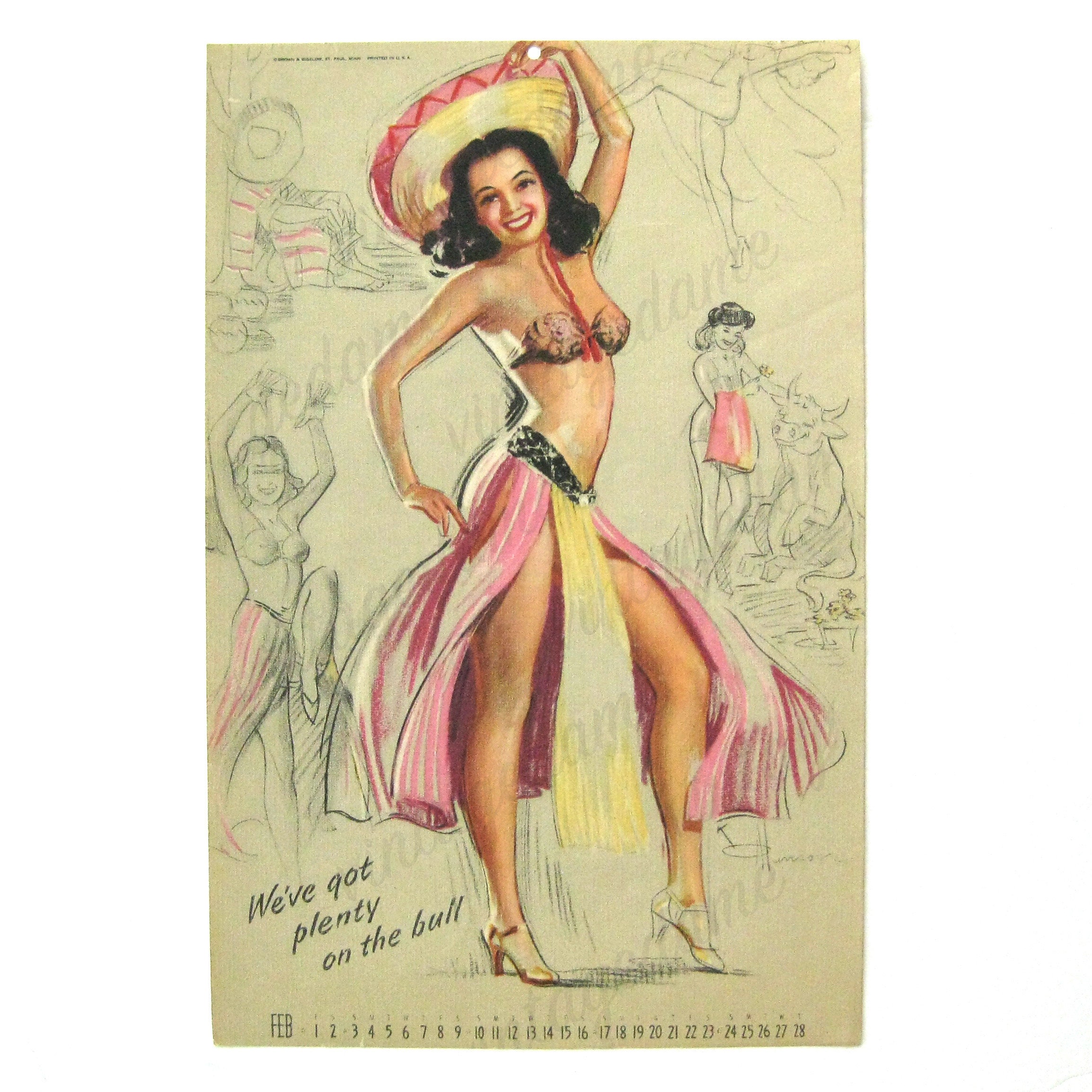 Mexican Calendar Girls: Chicas De Calendarios Mexicanos, Golden Age of  Calendar Art 1930 1960, Rare Book, in Spanish & English - Etsy