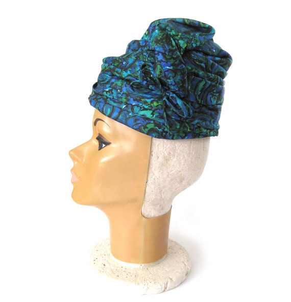 1940s Silk Vintage Turban, Women's Fashion Hat, G… - image 5