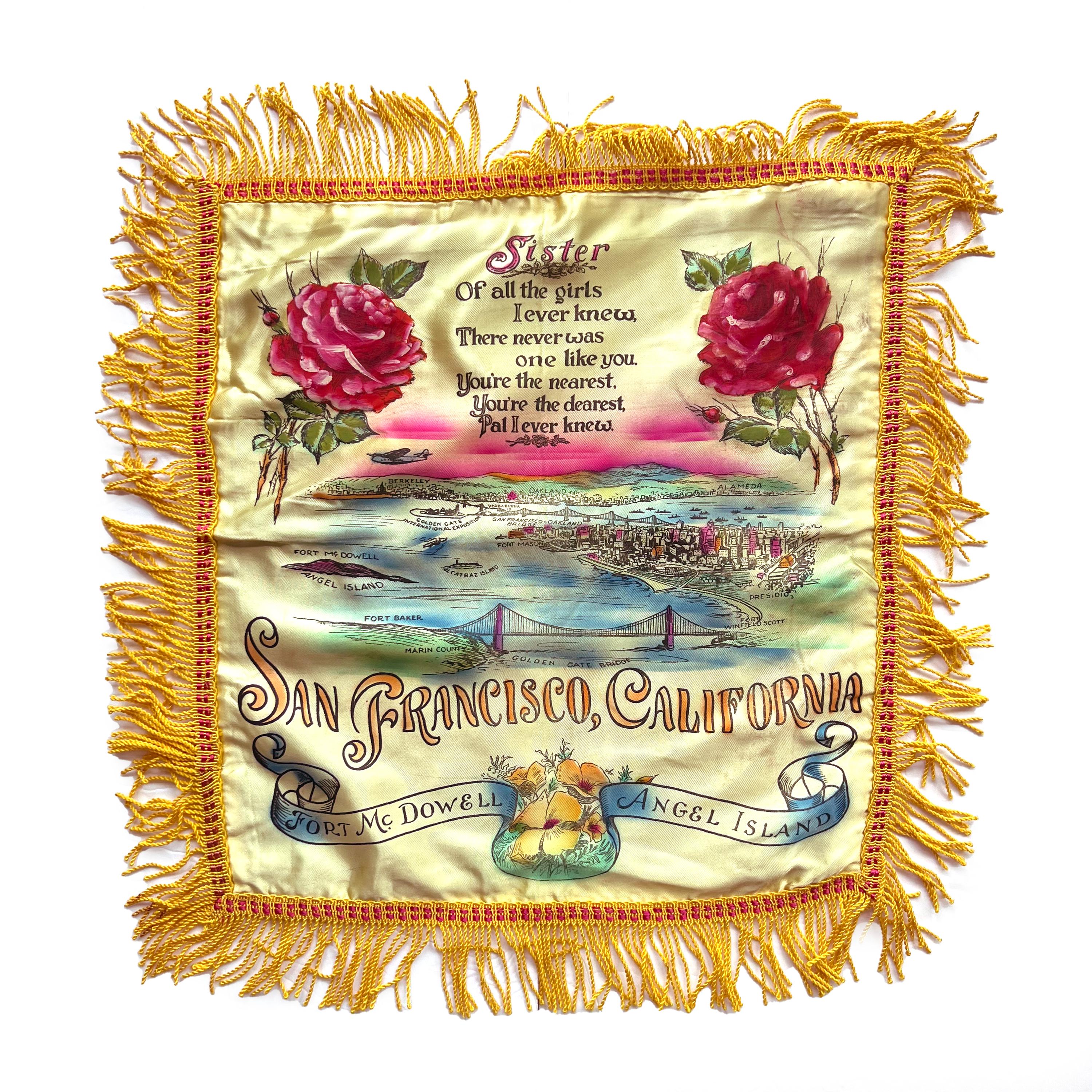 50s Souvenir Pillow - Etsy