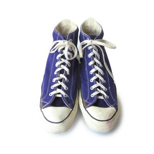 Vintage Purple Converse All Star Chuck Taylor Made USA Mens Vintage Purple Converse All Star Chuck Taylor Made USA Mens