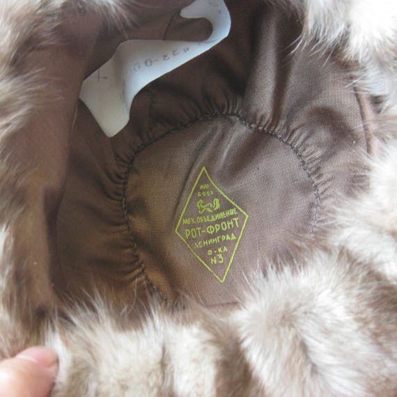 Russian Fur Hat / Winter Hat / Soft Brown Fur Hat… - image 6