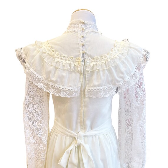 1970s Gunne Sax Maxi Victorian Prairie Dress, Cottage… - Gem