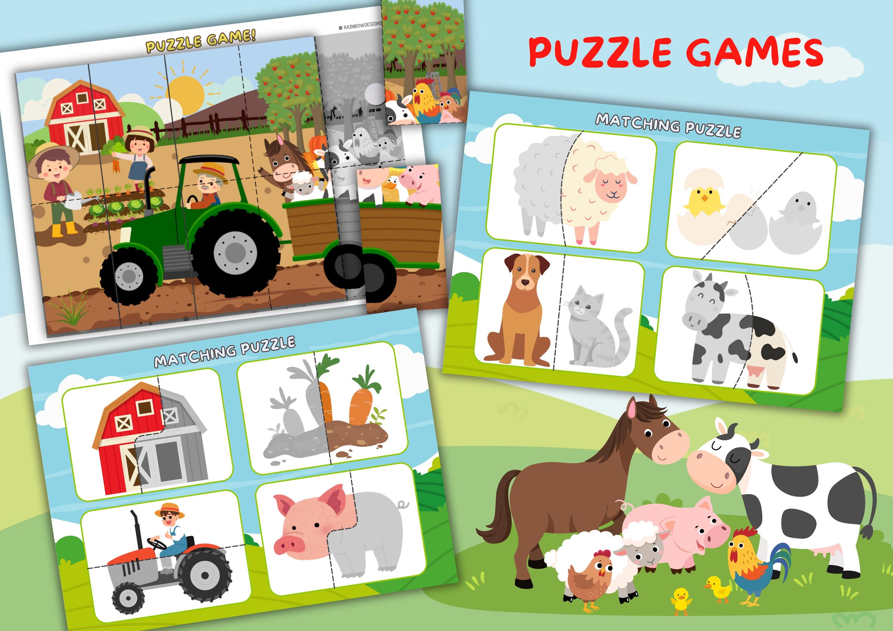Farm Animals Busy Book Toddler Printable | Montessori Preschool ...