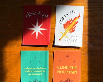 SJM Stickers | Throne of Glass, ACOTAR, Crescent City