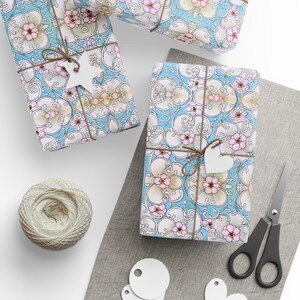 Baby Blue Wrapping Paper