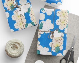 Watercolor Flower Design - Island Blossom Floral Wrapping Paper
