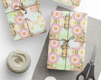Floral Wrapping Paper - Daisy Print