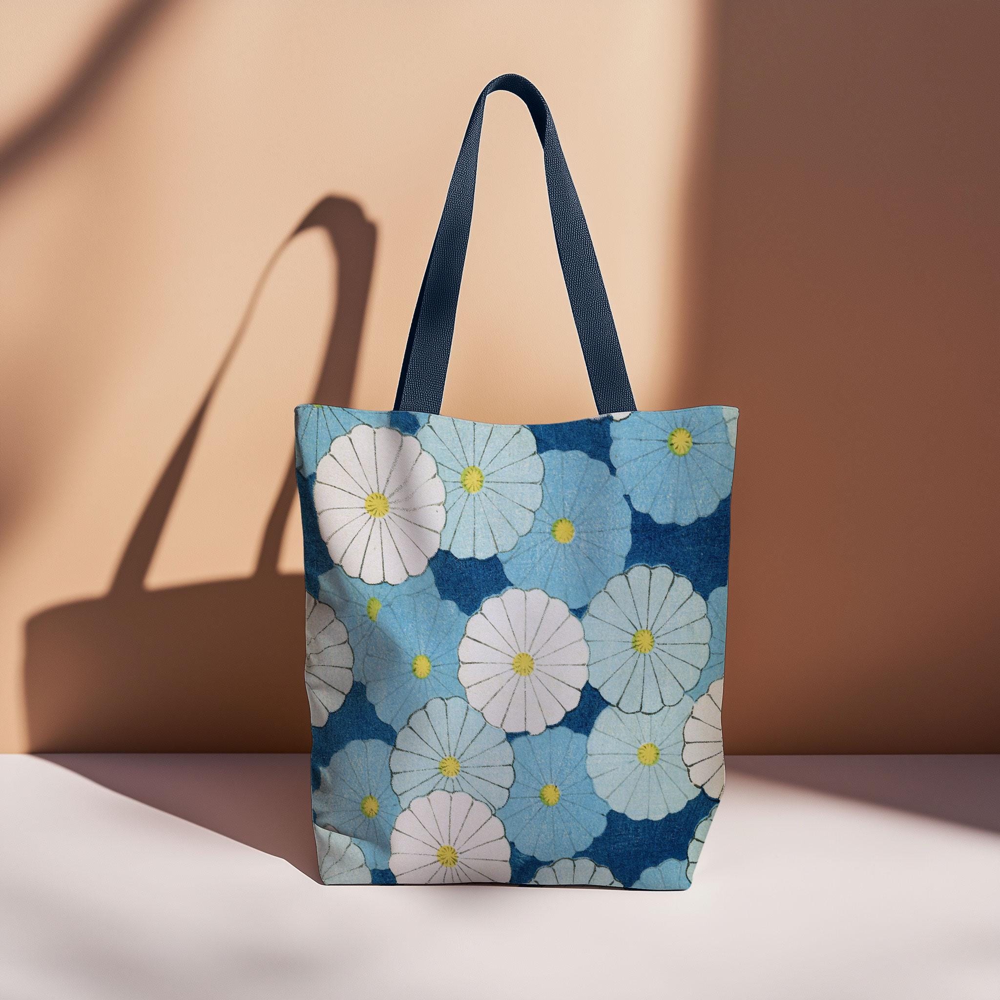 Umbrella Bloom Flower Tote Bag
